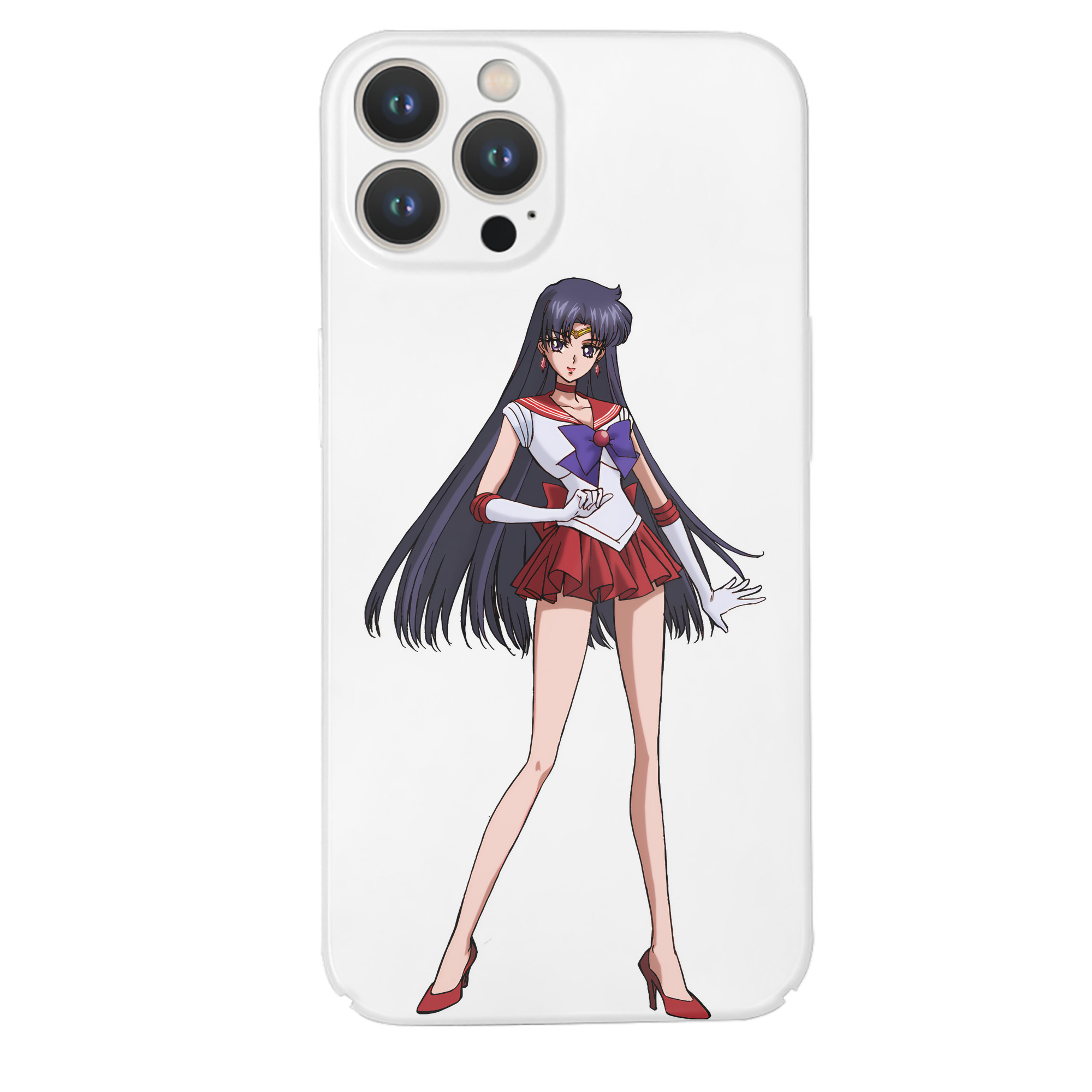 （画像用） 美少女戦士セーラームーン 火野レイ ひの レイ Sailor Moon Hino Rei （セーラーマーズ,Sailor Mars） 【iPhone 14シリーズ対応】ハードケース